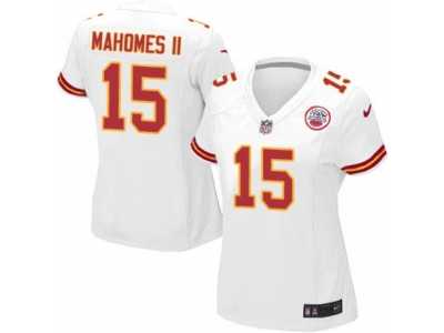 Women\'s Nike Kansas City Chiefs #15 Patrick Mahomes II Game White NFL Jersey