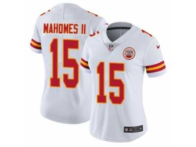 Women's Nike Kansas City Chiefs #15 Patrick Mahomes II Vapor Untouchable Limited White NFL Jersey