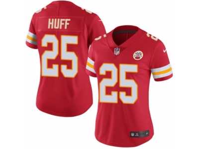 Women's Nike Kansas City Chiefs #25 Marqueston Huff Limited Black Rush NFL Jersey