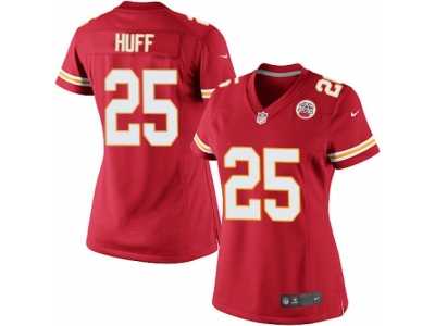 Women's Nike Kansas City Chiefs #25 Marqueston Huff Limited Red Team Color NFL Jersey