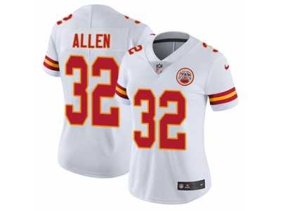 Women's Nike Kansas City Chiefs #32 Marcus Allen Vapor Untouchable Limited White NFL Jersey