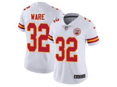Women's Nike Kansas City Chiefs #32 Spencer Ware Vapor Untouchable Limited White NFL Jersey
