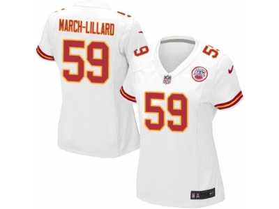 Women's Nike Kansas City Chiefs #59 Justin March-Lillard Limited White NFL Jersey