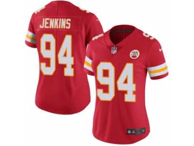Women's Nike Kansas City Chiefs #94 Jarvis Jenkins Limited Red Rush NFL Jersey