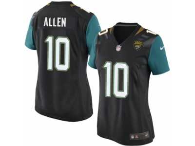 Women's Nike Jacksonville Jaguars #10 Brandon Allen Game Black Alternate NFL Jersey