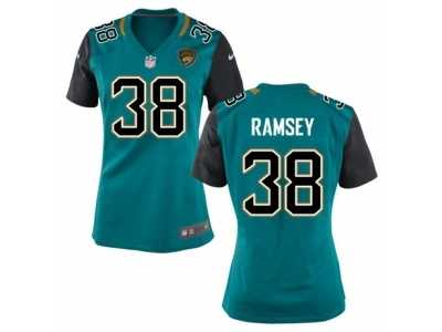 Women's Nike Jacksonville Jaguars #38 Jalen Ramsey Teal Green Team Color NFL Jersey