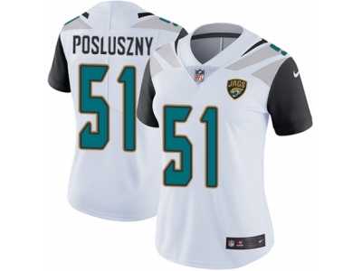 Women's Nike Jacksonville Jaguars #51 Paul Posluszny White Vapor Untouchable Limited Player NFL Jersey