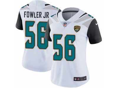 Women's Nike Jacksonville Jaguars #56 Dante Fowler Jr White Vapor Untouchable Limited Player NFL Jersey