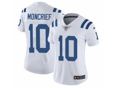 Women's Nike Indianapolis Colts #10 Donte Moncrief Vapor Untouchable Limited White NFL Jersey