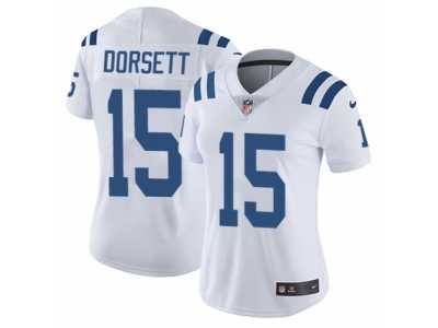 Women's Nike Indianapolis Colts #15 Phillip Dorsett Vapor Untouchable Limited White NFL Jersey