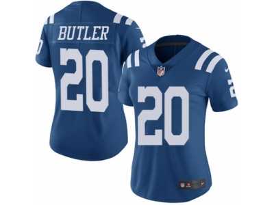 Women's Nike Indianapolis Colts #20 Darius Butler Limited Royal Blue Rush NFL Jersey
