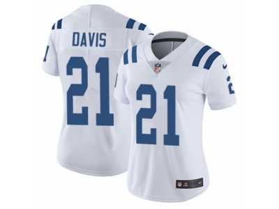 Women's Nike Indianapolis Colts #21 Vontae Davis Vapor Untouchable Limited White NFL Jersey