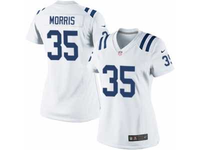 Women's Nike Indianapolis Colts #35 Darryl Morris Limited White NFL Jersey