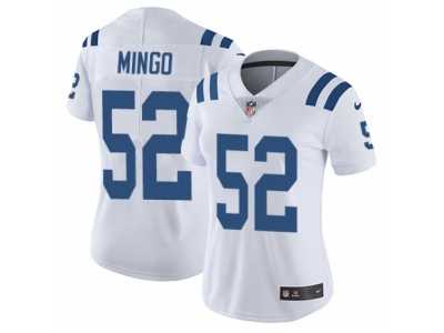 Women\'s Nike Indianapolis Colts #52 Barkevious Mingo Vapor Untouchable Limited White NFL Jersey
