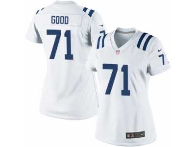 Women's Nike Indianapolis Colts #71 Denzelle Good Limited White NFL Jersey