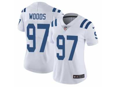 Women's Nike Indianapolis Colts #97 Al Woods Vapor Untouchable Limited White NFL Jersey