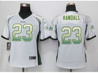 Women Nike Green Bay Packers #23 Randall white Jerseys(Drift Fashion)