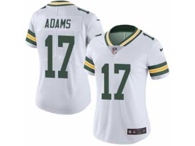 Women's Nike Green Bay Packers #17 Davante Adams Limited White Rush NFL Jersey