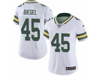 Women's Nike Green Bay Packers #45 Vince Biegel Limited White Rush NFL Jersey