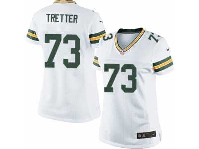 Women's Nike Green Bay Packers #73 JC Tretter Limited White NFL Jersey