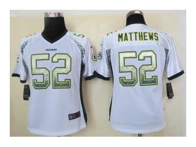 nike women nfl jerseys green bay packers #52 clay matthews white[Elite drift fashion]