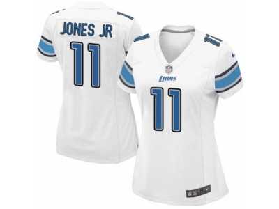 Women's Nike Detroit Lions #11 Marvin Jones Jr Game White NFL Jersey