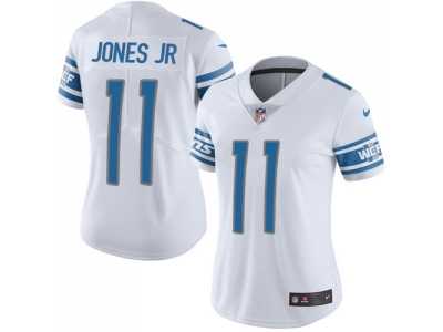 Women's Nike Detroit Lions #11 Marvin Jones Jr White Stitched NFL Limited Jersey