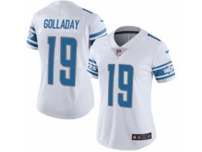 Women's Nike Detroit Lions #19 Kenny Golladay Limited White Vapor Untouchable NFL Jersey