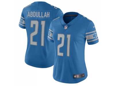 Women's Nike Detroit Lions #21 Ameer Abdullah Light Blue Team Color Stitched NFL Limited Jersey