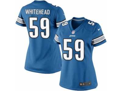 Women's Nike Detroit Lions #59 Tahir Whitehead Limited Light Blue Team Color NFL Jersey
