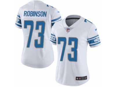 Women's Nike Detroit Lions #73 Greg Robinson White Vapor Untouchable Limited Player NFL Jersey