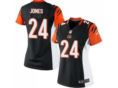 Women's Nike Cincinnati Bengals #24 Adam Jones Black Alternate NFL Jersey