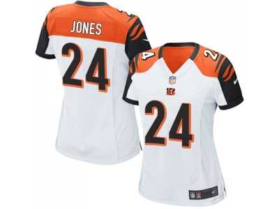 Women's Nike Cincinnati Bengals #24 Adam Jones White Alternate NFL Jersey