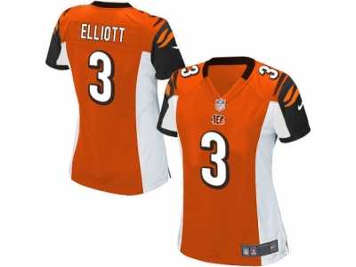 Women's Nike Cincinnati Bengals #3 Jake Elliott Limited Orange Alternate NFL Jersey