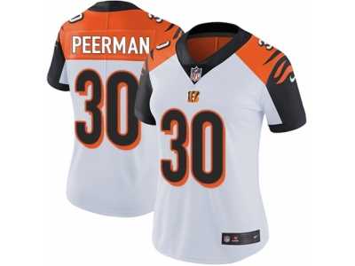 Women's Nike Cincinnati Bengals #30 Cedric Peerman Vapor Untouchable Limited White NFL Jersey