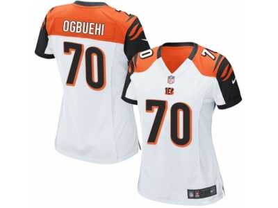 Women's Nike Cincinnati Bengals #70 Cedric Ogbuehi Game White NFL Jersey