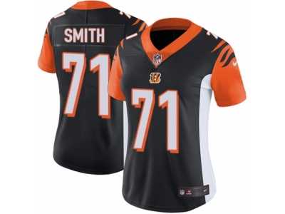 Women's Nike Cincinnati Bengals #71 Andre Smith Vapor Untouchable Limited Black Team Color NFL Jersey