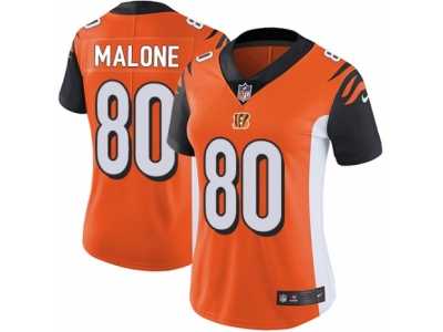Women's Nike Cincinnati Bengals #80 Josh Malone Vapor Untouchable Limited Orange Alternate NFL Jersey