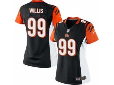 Women's Nike Cincinnati Bengals #99 Jordan Willis Limited Black Team Color NFL Jersey