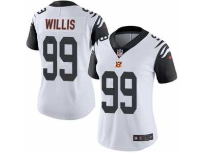 Women's Nike Cincinnati Bengals #99 Jordan Willis Limited White Rush NFL Jersey