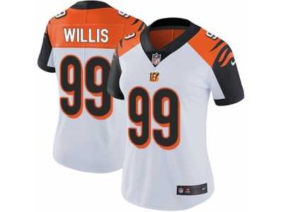 Women's Nike Cincinnati Bengals #99 Jordan Willis Vapor Untouchable Limited White NFL Jersey