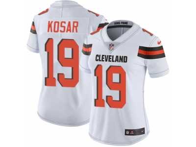 Women's Nike Cleveland Browns #19 Bernie Kosar Vapor Untouchable Limited White NFL Jersey