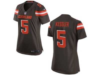 Women's Nike Cleveland Browns #5 Cody Kessler Brown Team Color NFL Jersey