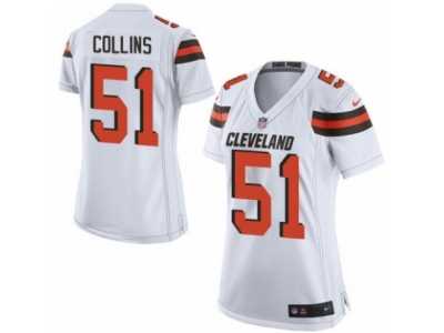 Women's Nike Cleveland Browns #51 Jamie Collins Limited White NFL Jersey