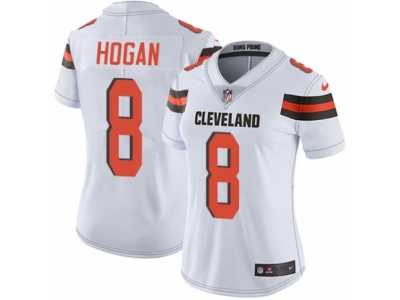 Women's Nike Cleveland Browns #8 Kevin Hogan Vapor Untouchable Limited White NFL Jersey