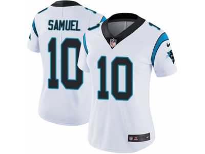 Women's Nike Carolina Panthers #10 Curtis Samuel Vapor Untouchable Limited White NFL Jersey