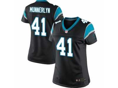 Women's Nike Carolina Panthers #41 Captain Munnerlyn Limited Black Team Color NFL Jersey