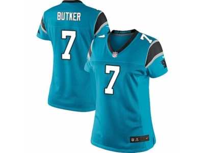 Women's Nike Carolina Panthers #7 Harrison Butker Limited Blue Alternate NFL Jersey