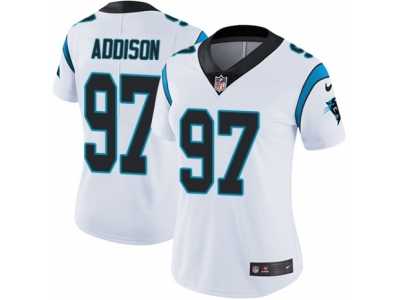 Women's Nike Carolina Panthers #97 Mario Addison Vapor Untouchable Limited White NFL Jersey