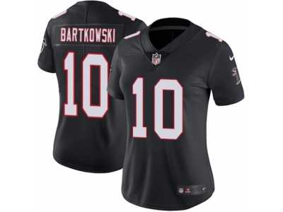Women's Nike Atlanta Falcons #10 Steve Bartkowski Vapor Untouchable Limited Black Alternate NFL Jersey